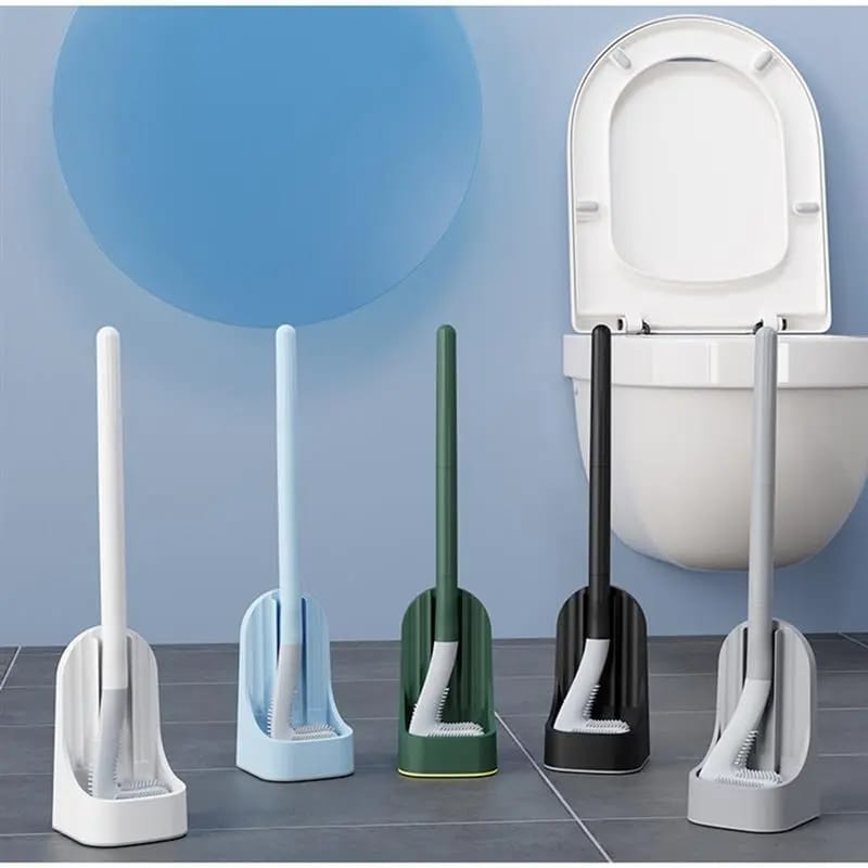 Golf design Toilet Cleaning Brush With Holder and  Long Handle plus a base that you can remove