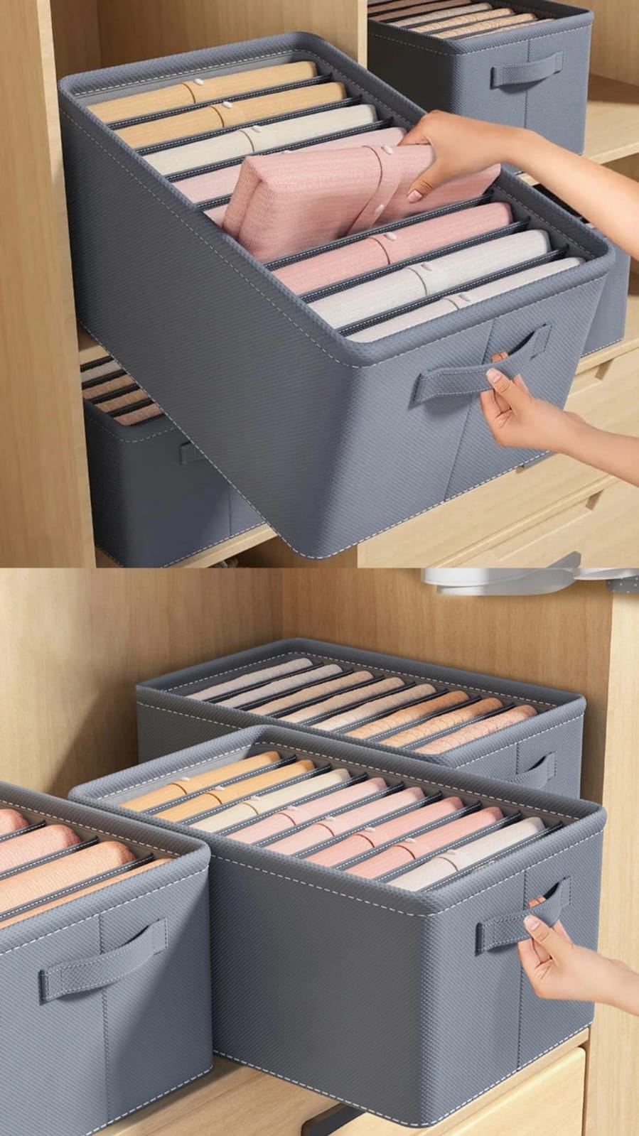 Grid Thicken Clothes Organizer