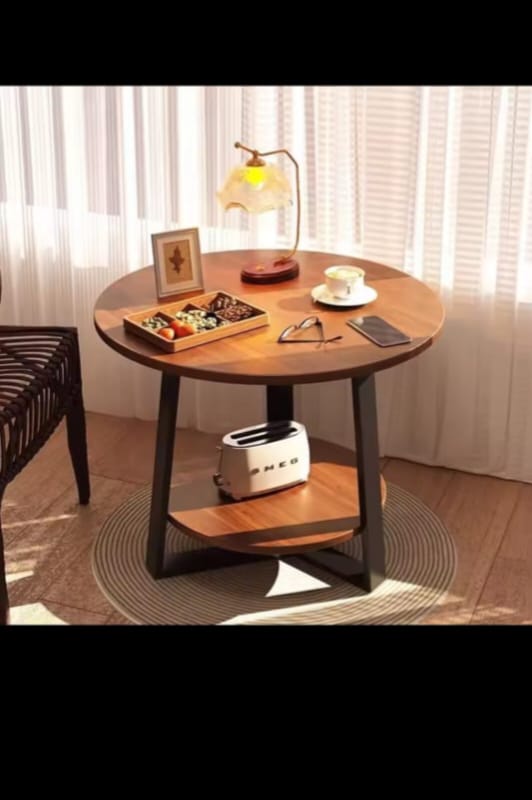 Eye-catching luxury double layered coffee side table