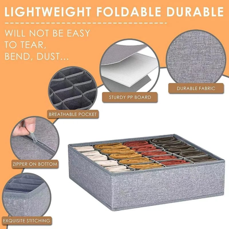 30 grid  Innerwear storage organizer