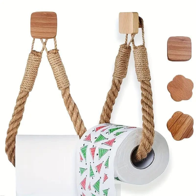 Artistic & creative Hemp Rope like Tissue/Hand towel holder