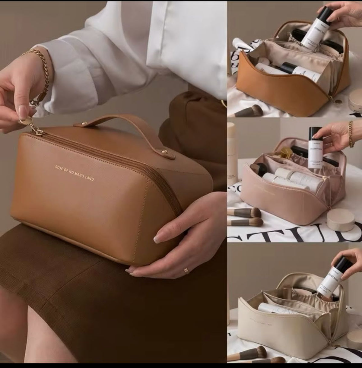 Multifunctional Waterproof Large Cosmetic Bag/Toiletries Travel Bag