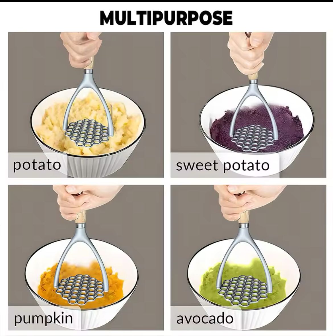 Aluminium Alloy Kitchen Food Masher