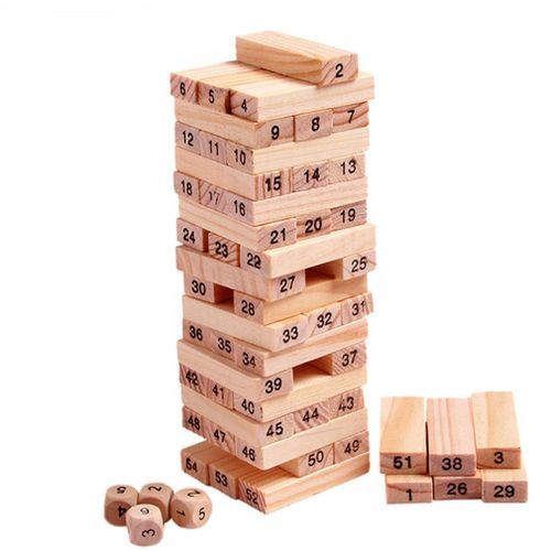 54 pieces Jenga game