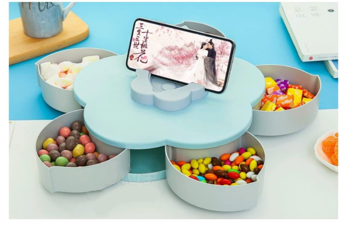 ROTATING PETAL TRAY SNACK
