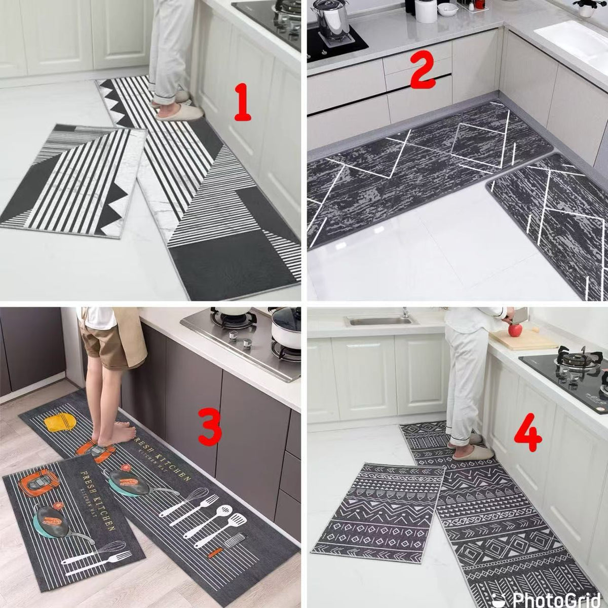 2pc Kitchen Anti-slip Mats