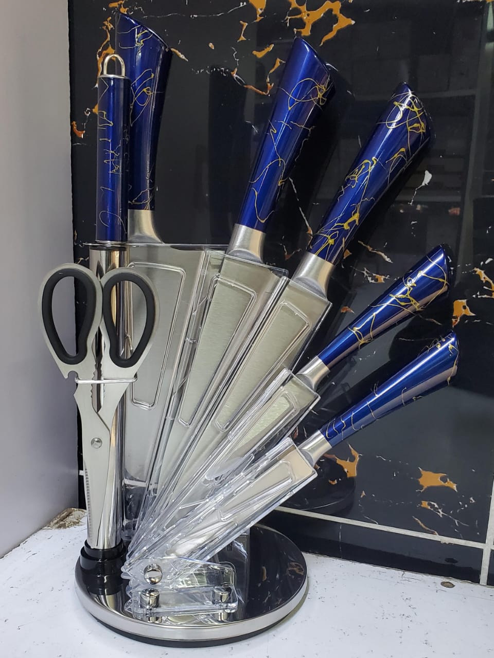 7 pcs Knife Set with Kitchen Knife Holder