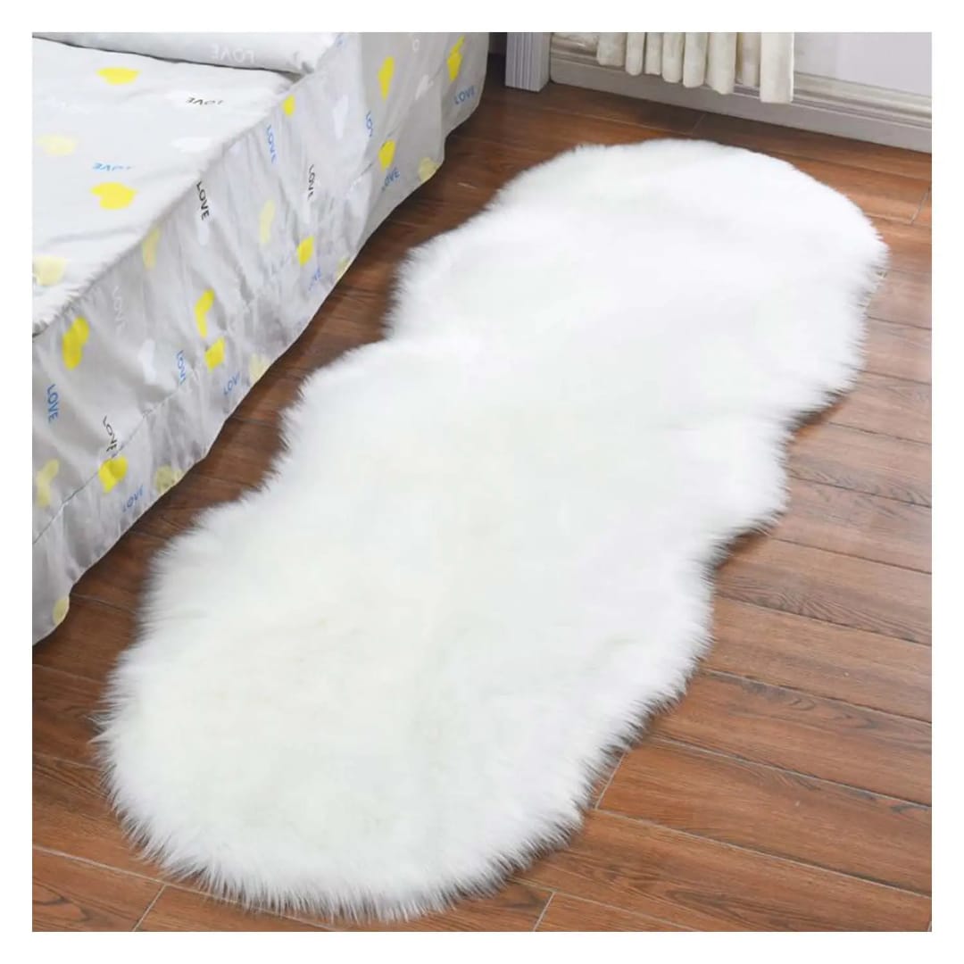 📌faux fur decorative rugs