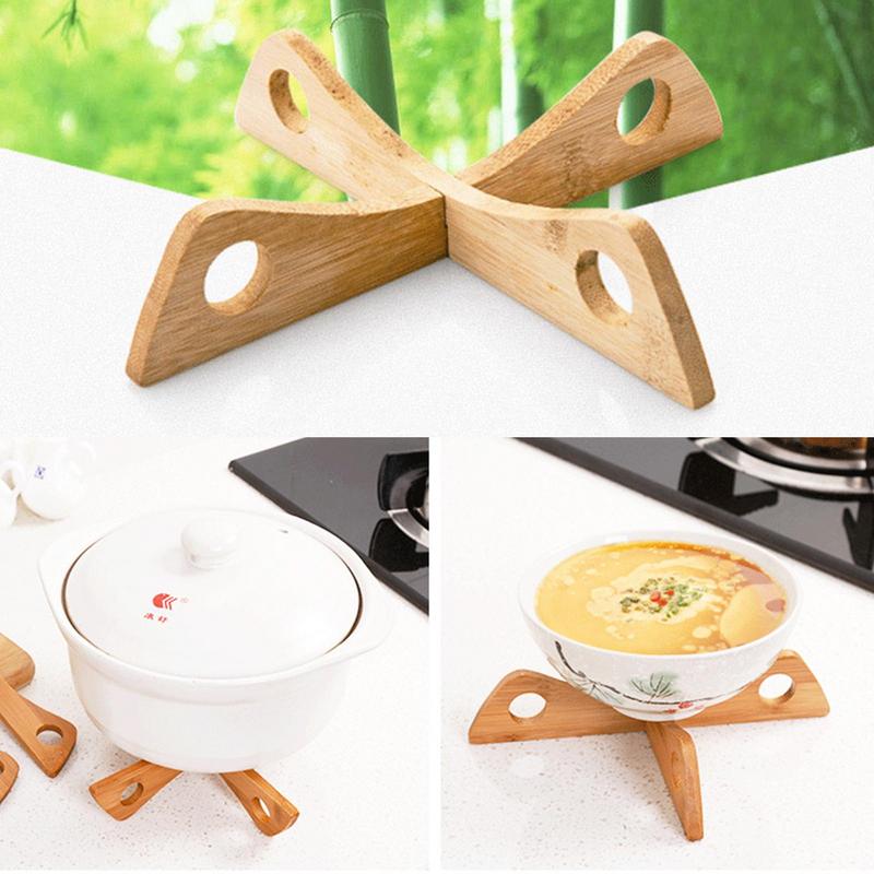Wooden cross pot coaster