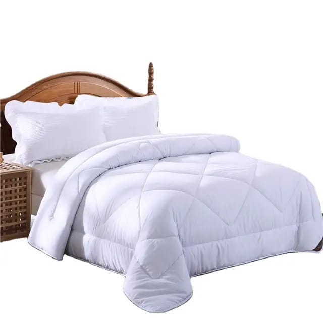 📌White binded duvets