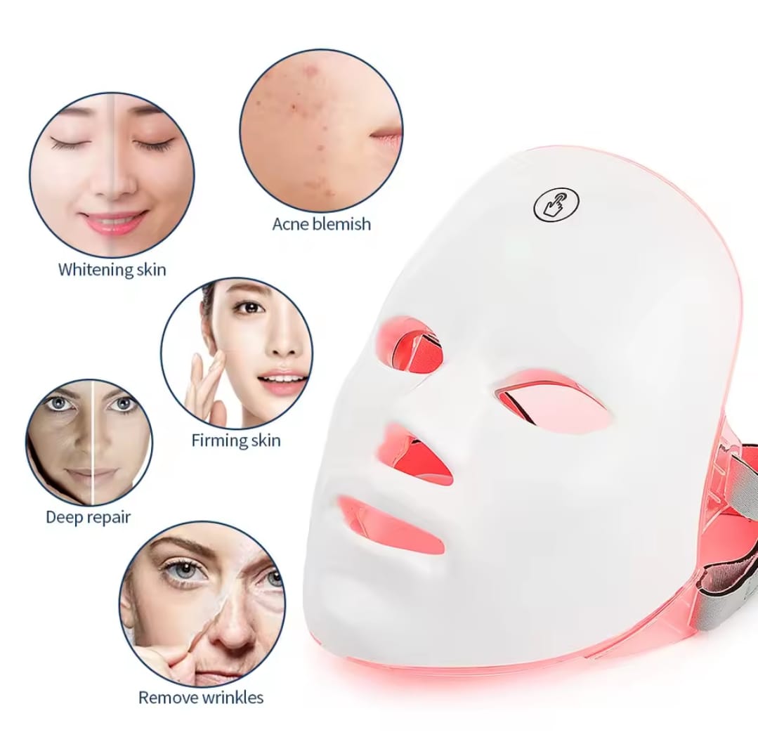 Wireless 7 Colors Light Led Facial Mask