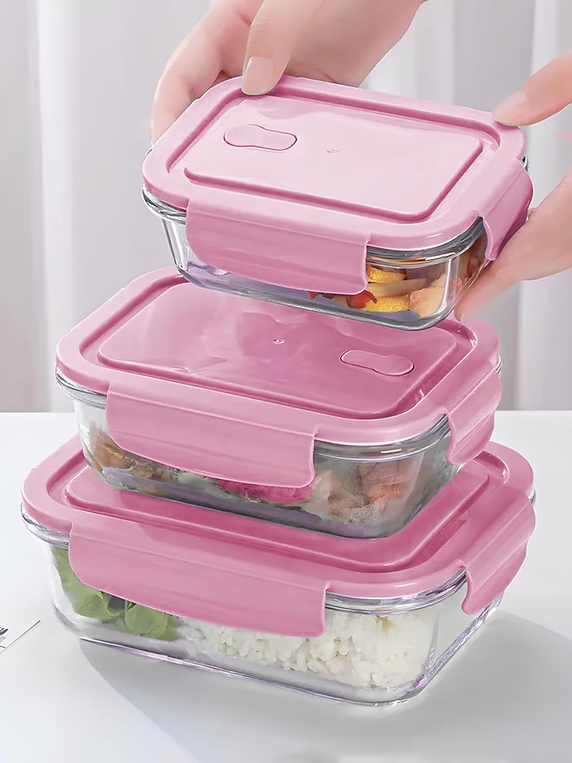 GLASS STORAGE CONTAINERS
