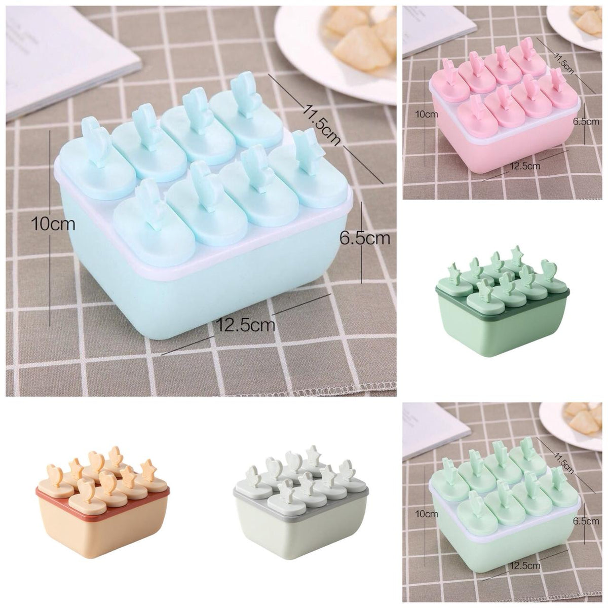 Popsicle Molds 8 Grid Ice Pop