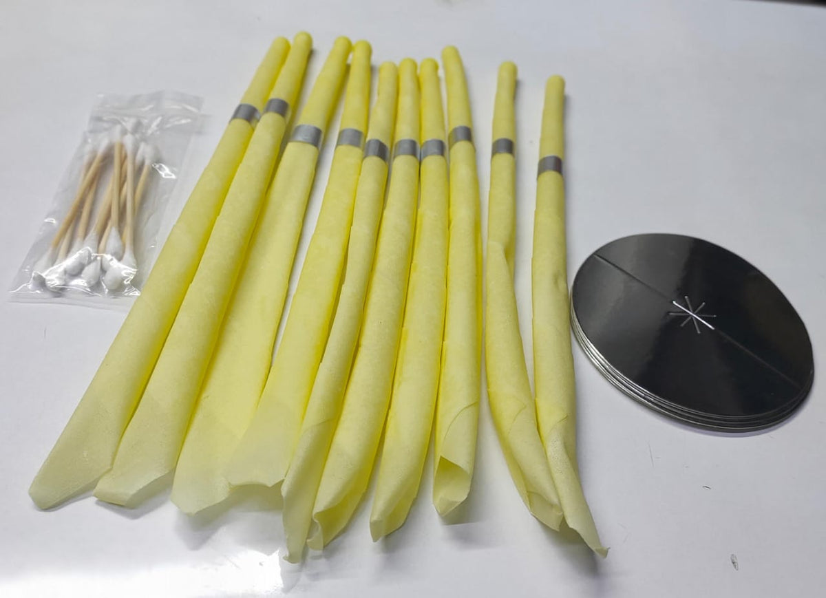 Ear strips wax candles