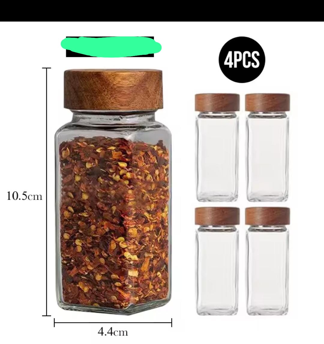 Spices bottles