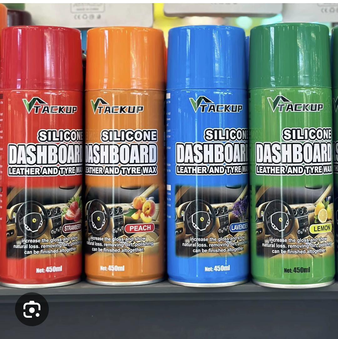 Dashboard leather and tyre wax