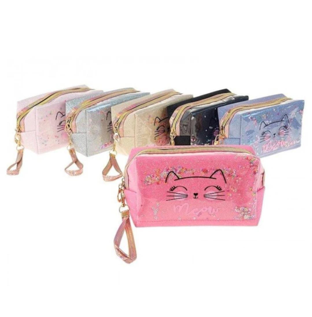 Meow makeup pouch