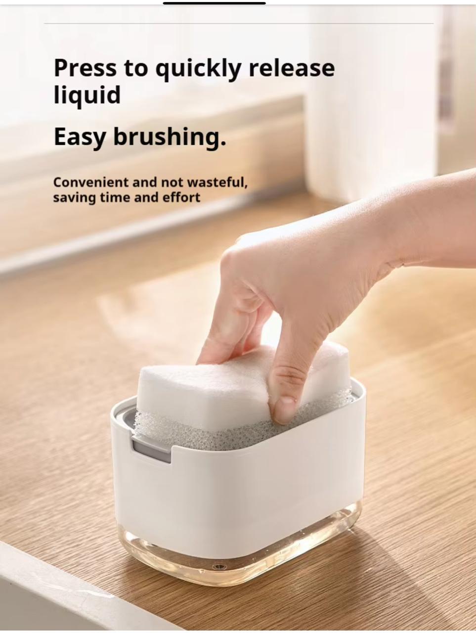 Acrylic soap dispenser