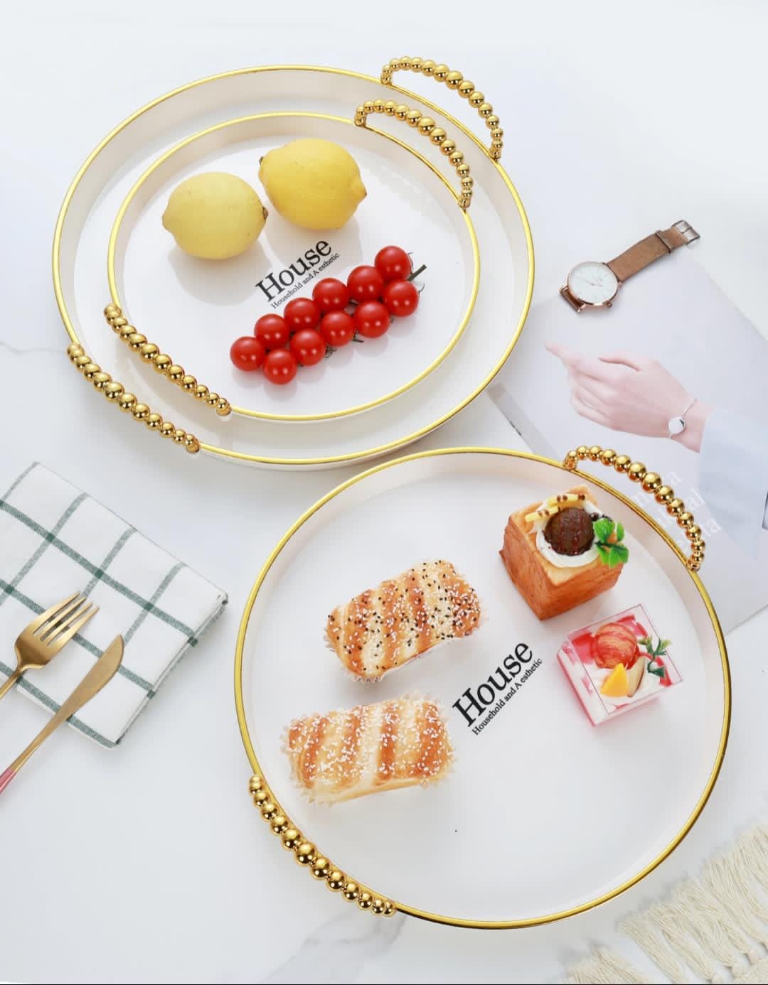3 pcs tray