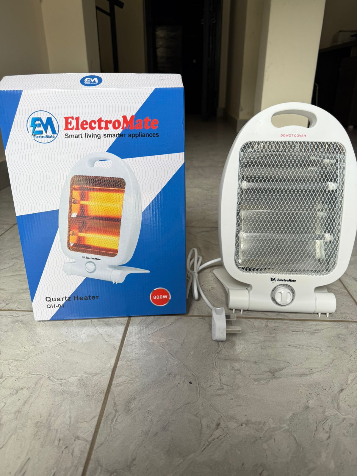 Electromate quartz room heater