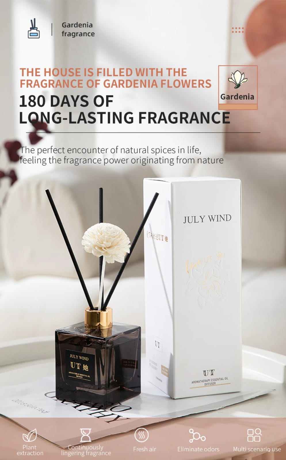 200ml Scent Aromatherapy Essential Oil Room