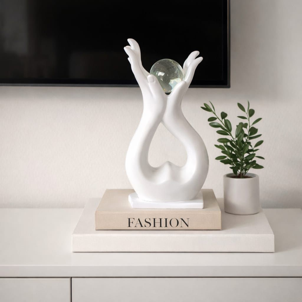 Handmade abstract ceramic sculpture