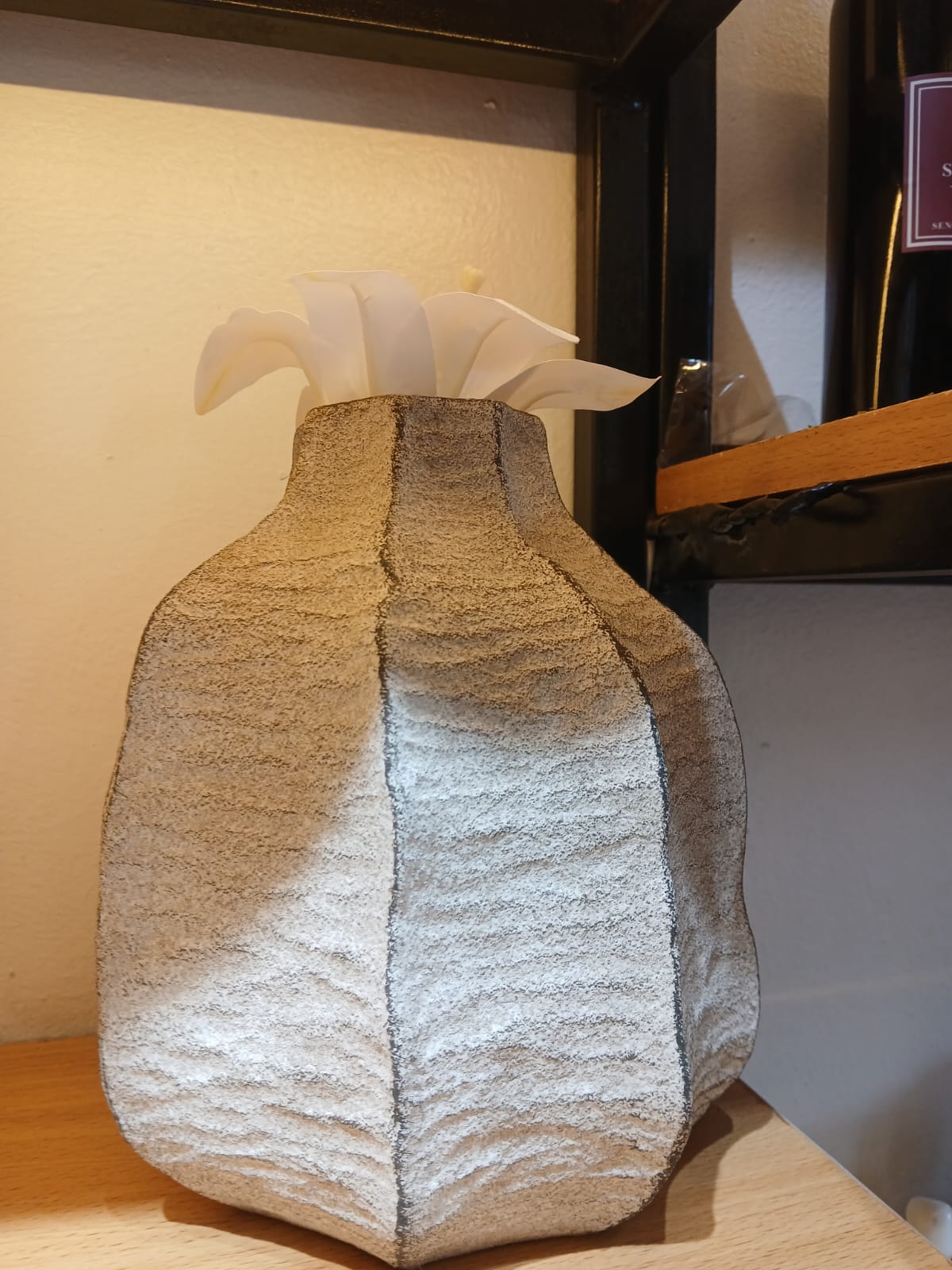 Stone Petal Vase