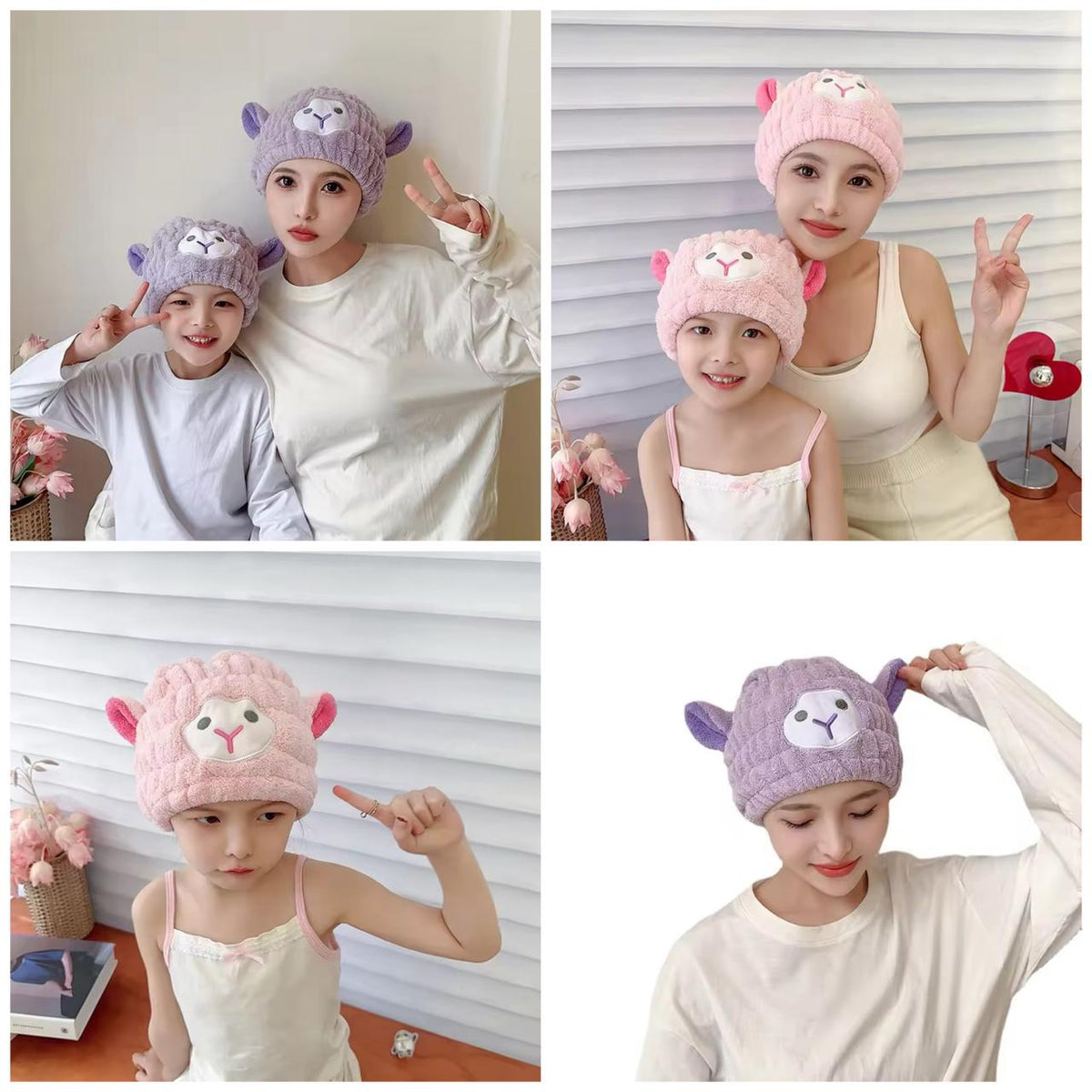 Microfiber After shower Hair Drying Hat