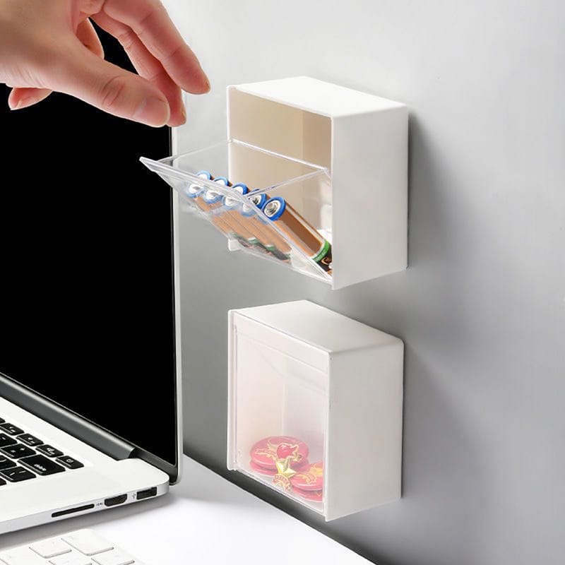 2pcs set Plastic Wall Mounted Storage Box
