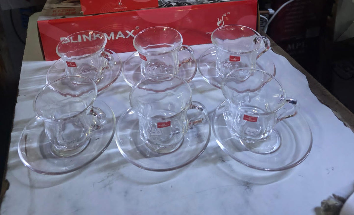 Cup and soucer glass