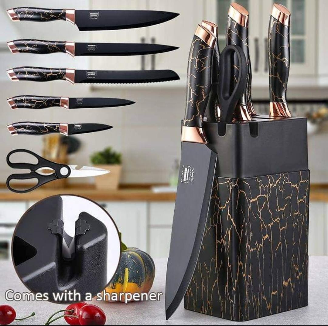 7pc Marble profile knife set