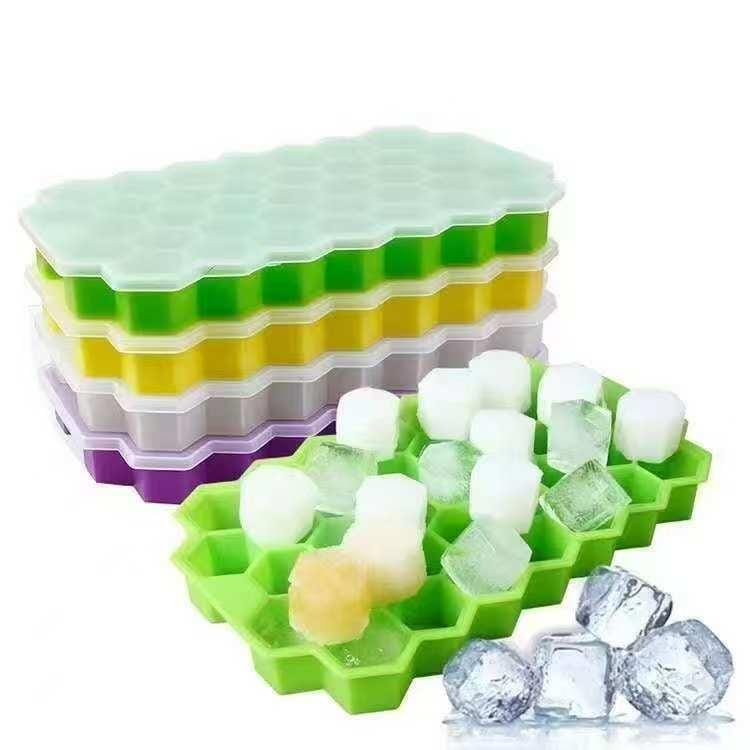 Honey comb ice cube mold, silicone