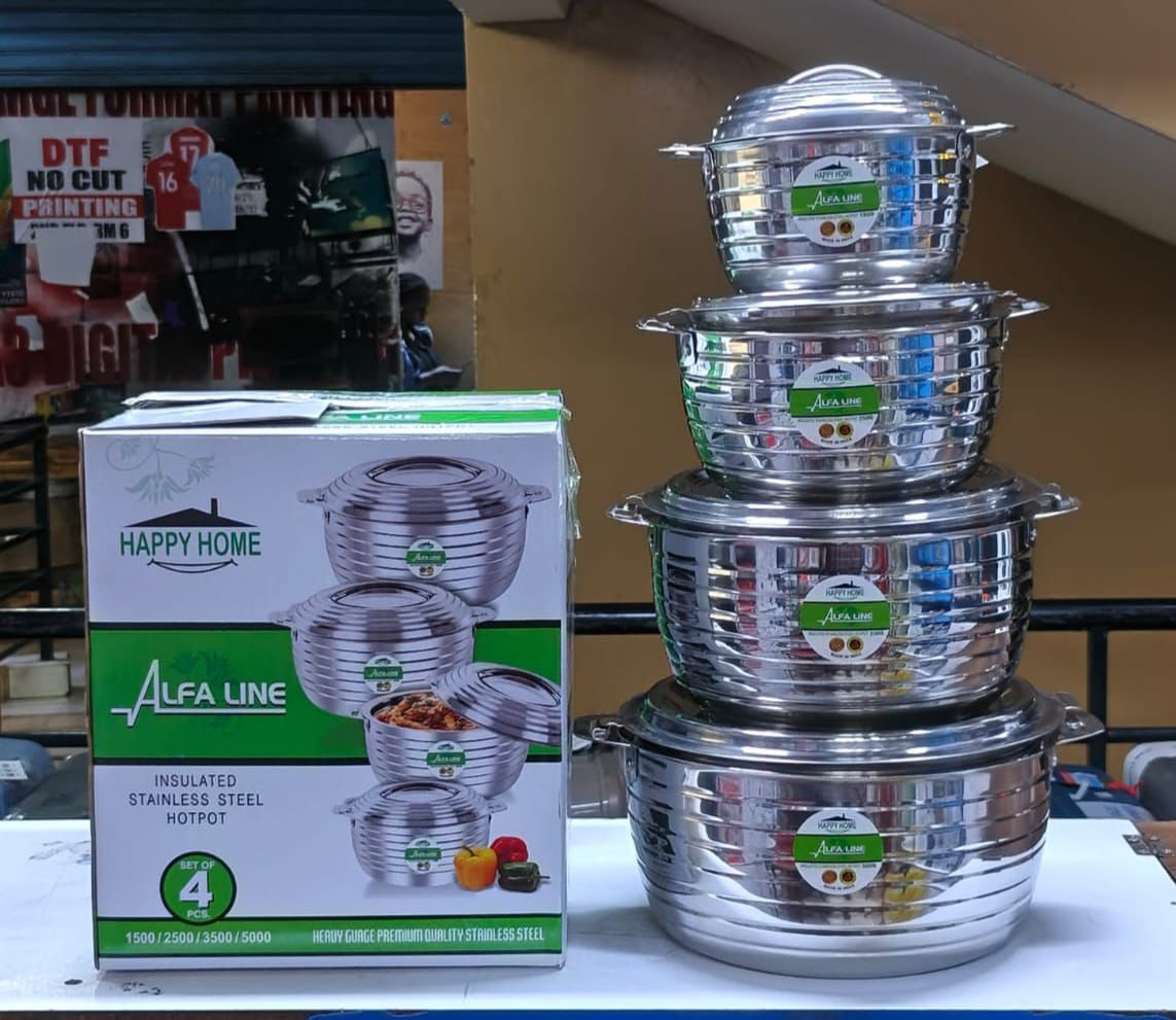 4 pcs hotpot happy home Alfa line