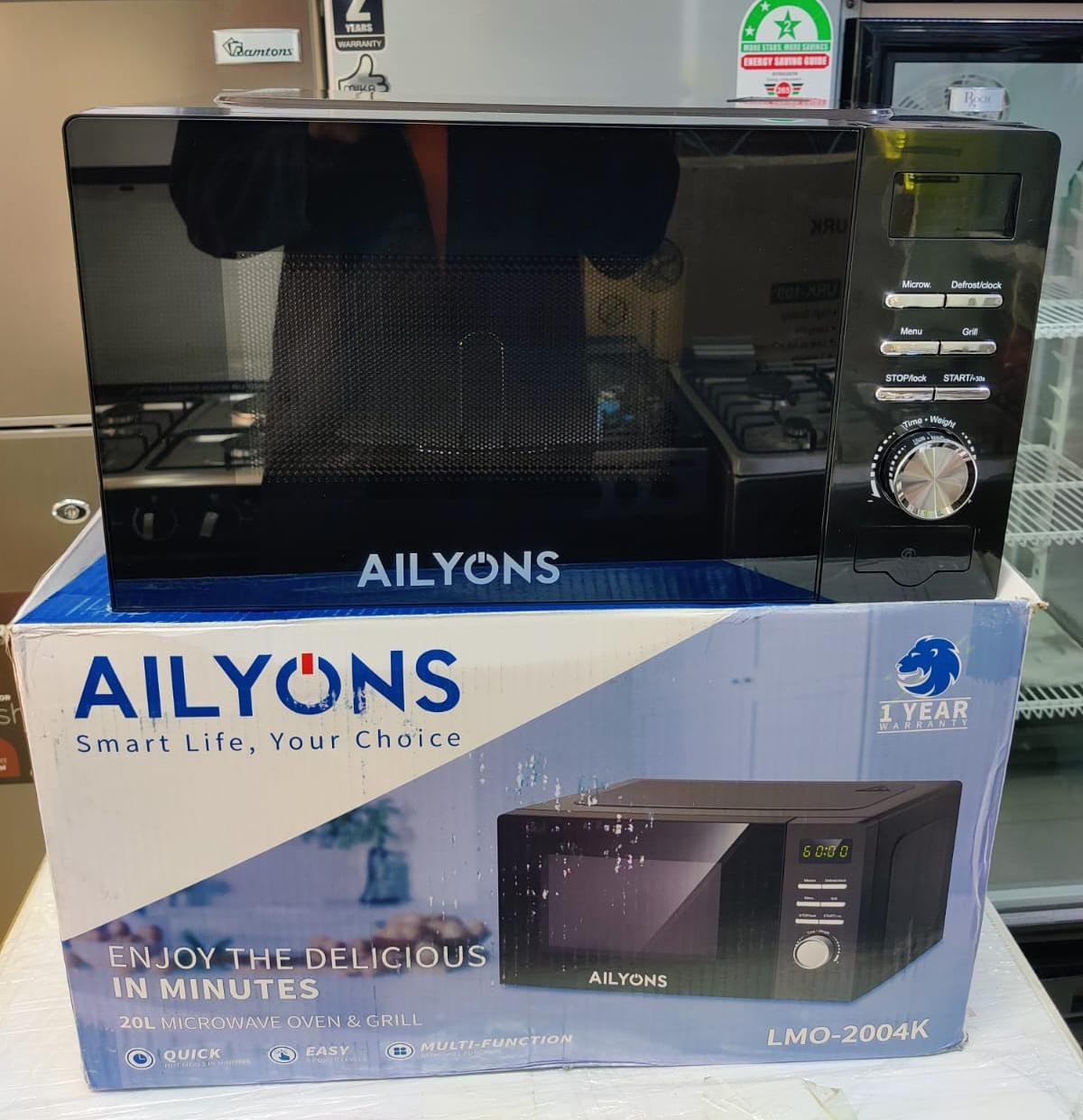 Ailyons Digital Microwave 20L With Grill LMO-2004K