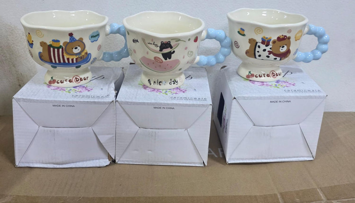Ceramic cute bear mug 380ml