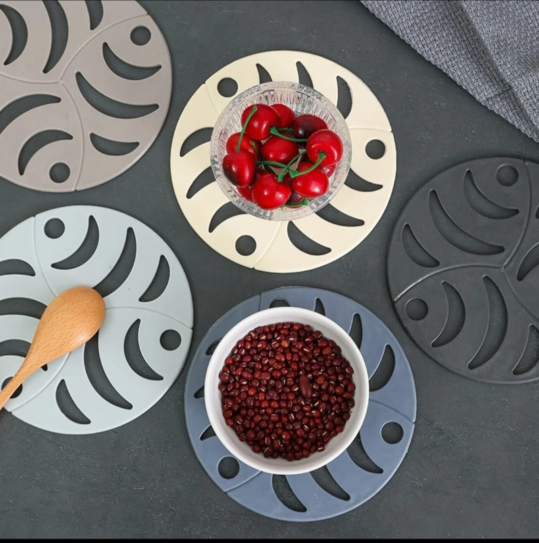 Chic Nordic silicone coaster mats