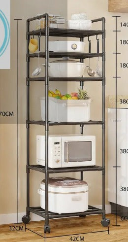 5 layer kitchen rack