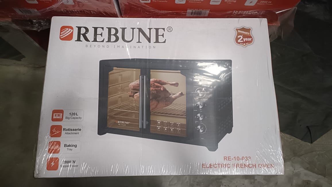 Double door oven