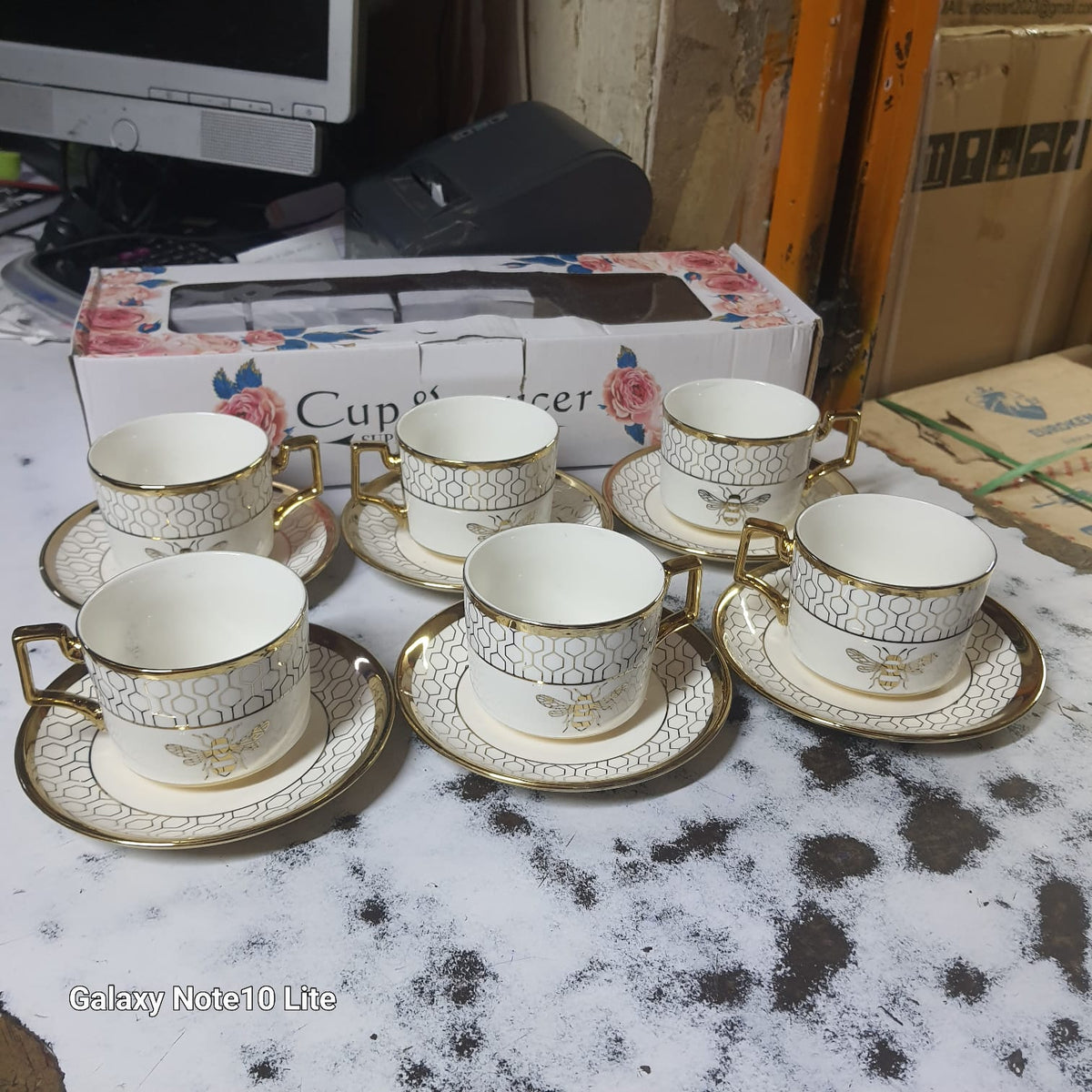 Cup and soucer ceramic