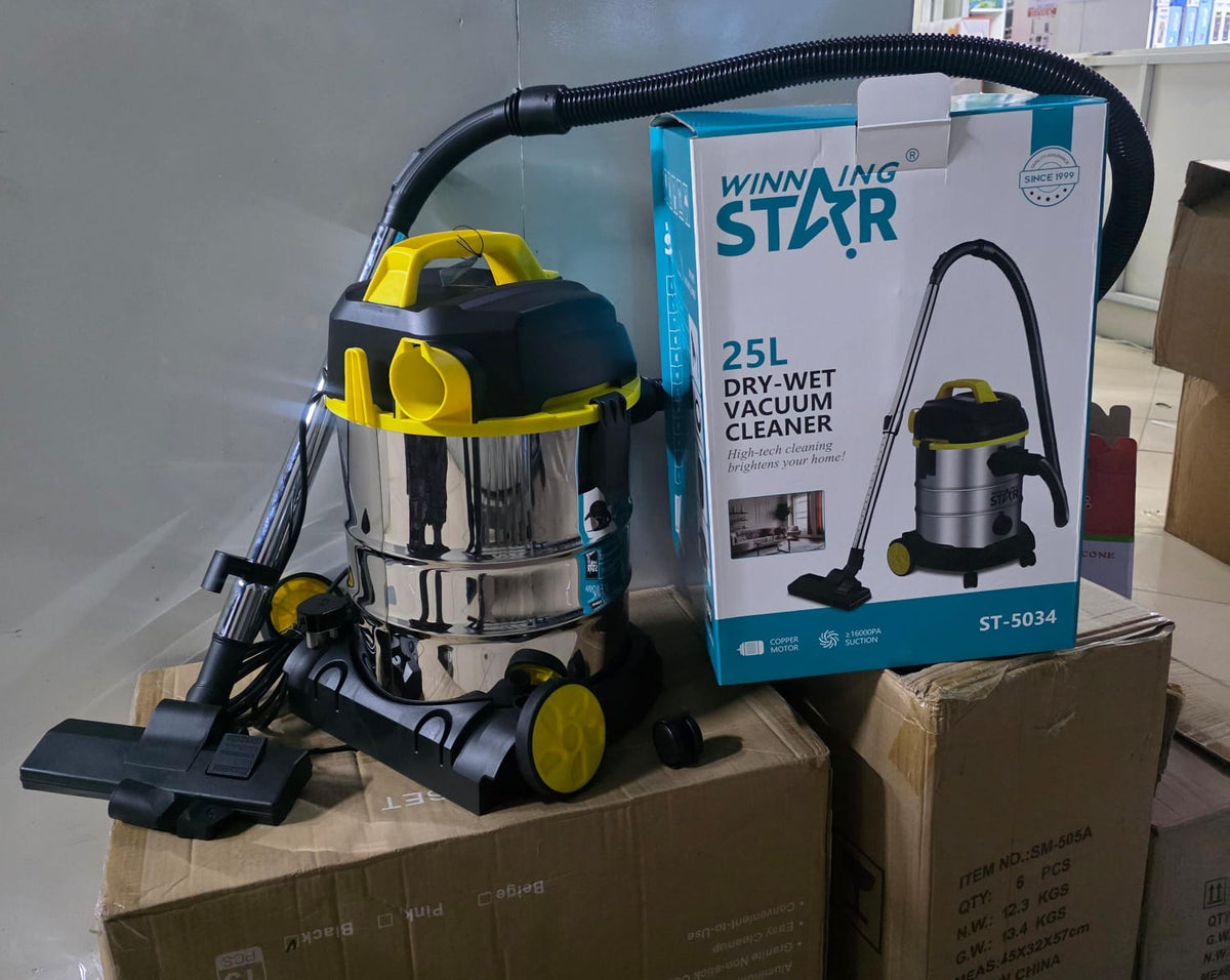 Wet and dry 25 ltrs winning STAR vacuum cleaner