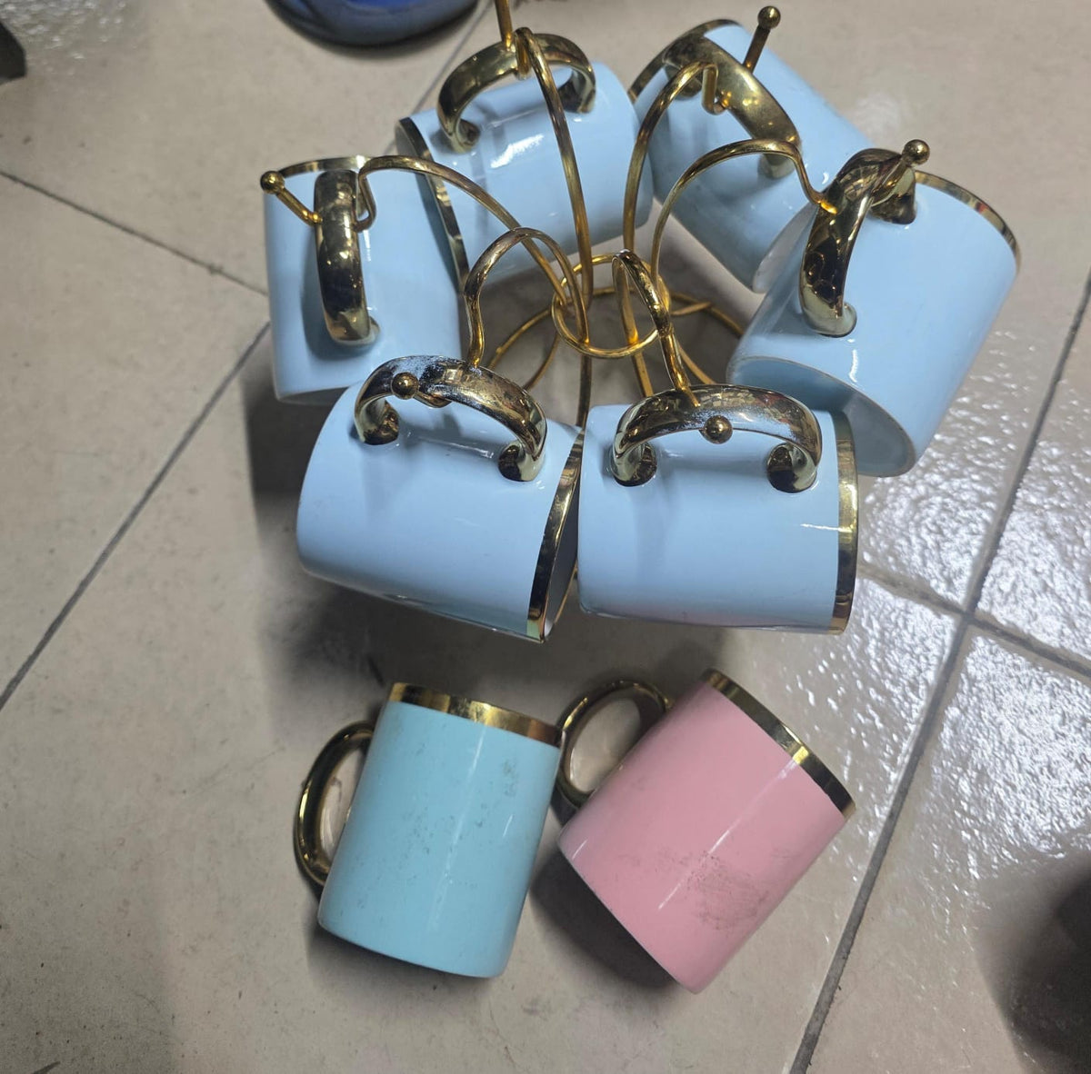 6 pcs mugs ceramic mugs