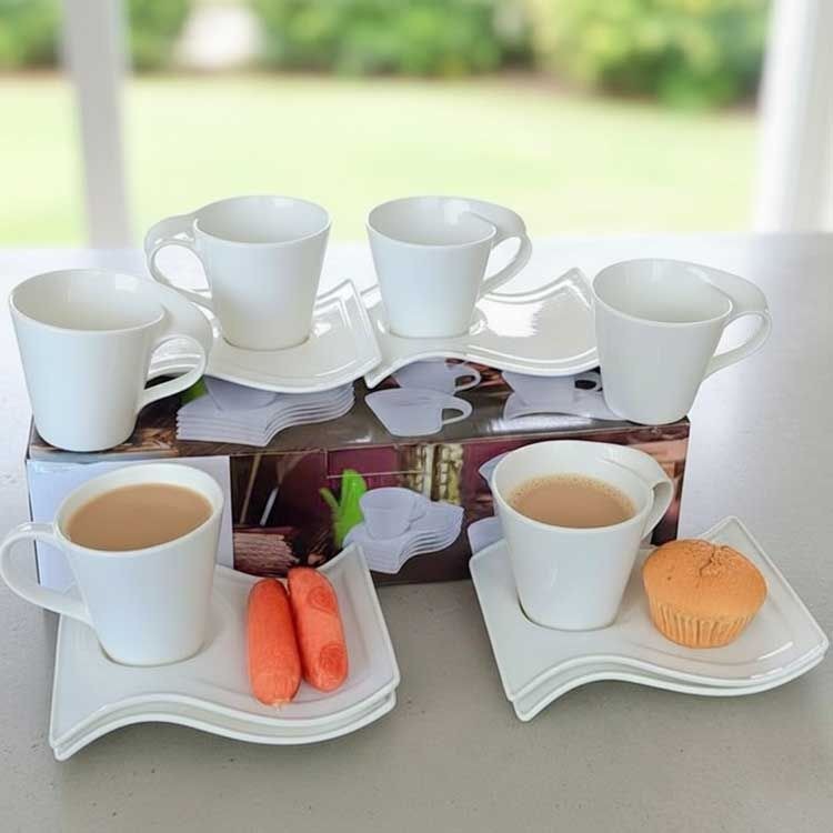Wavy set cup and source