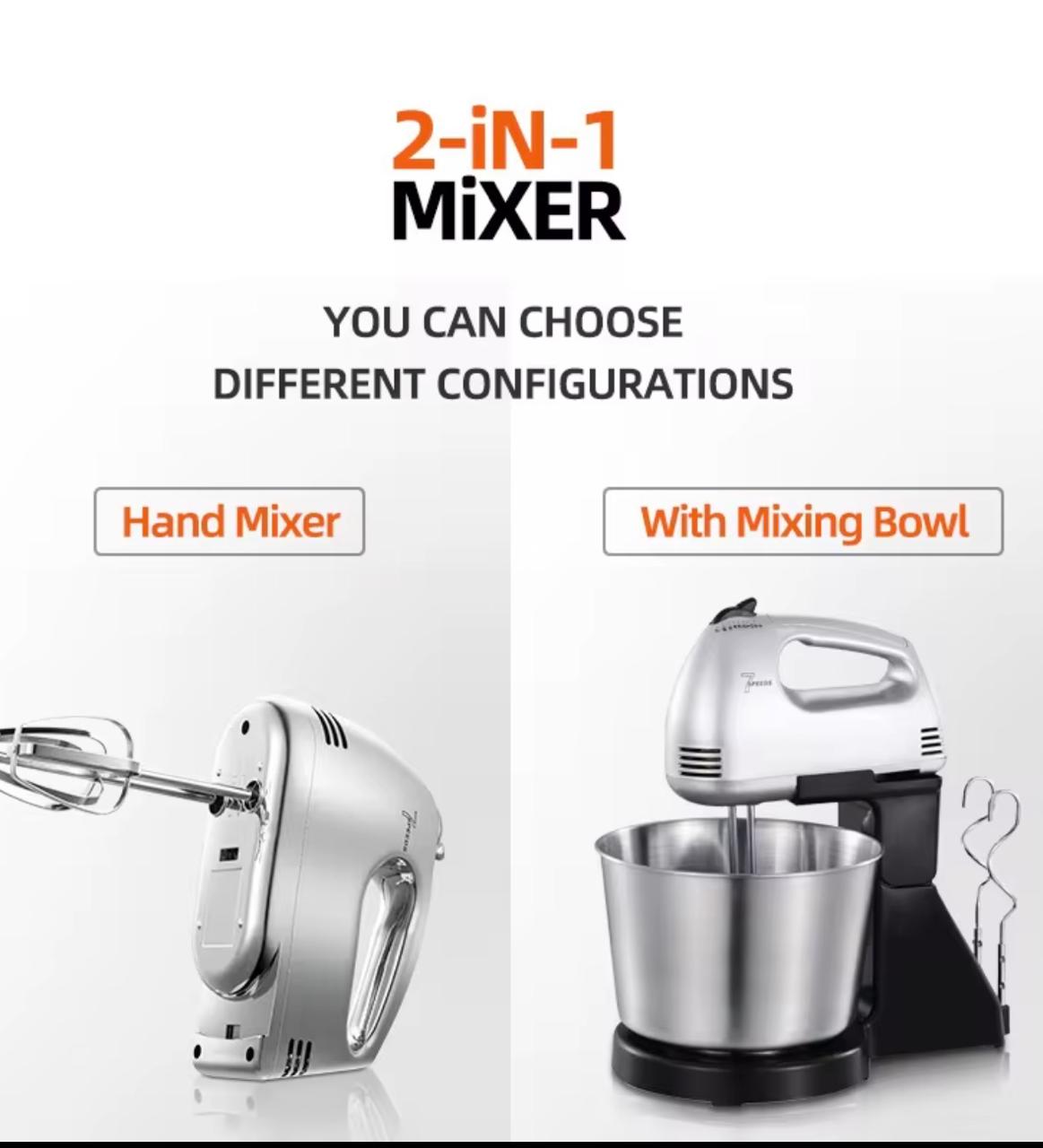 Bowl mixer silver
