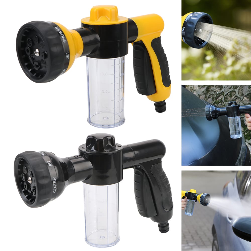 Portable car wash gun