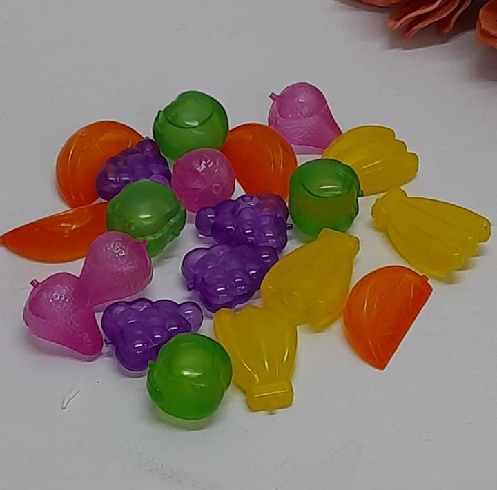 Reusable mixed fruit shape icecubes