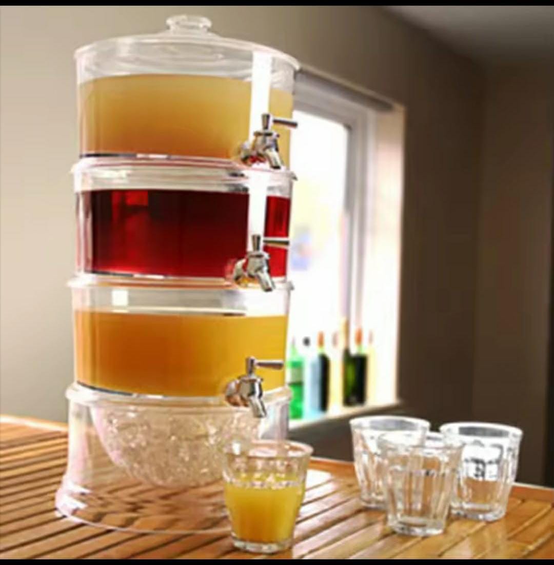3 tier juice dispenser