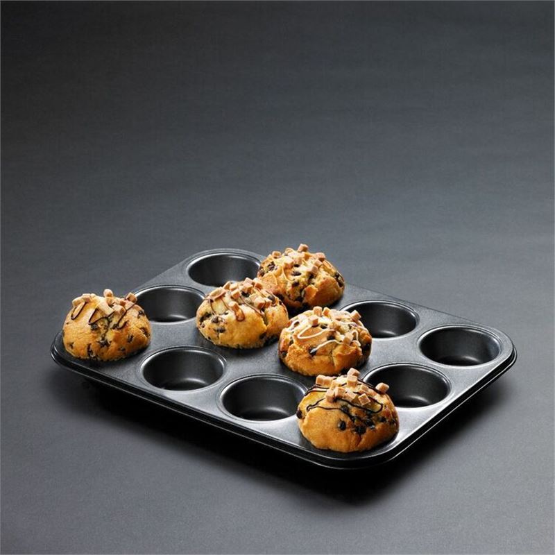 Nonstick 12 hole cupcakes baking tin