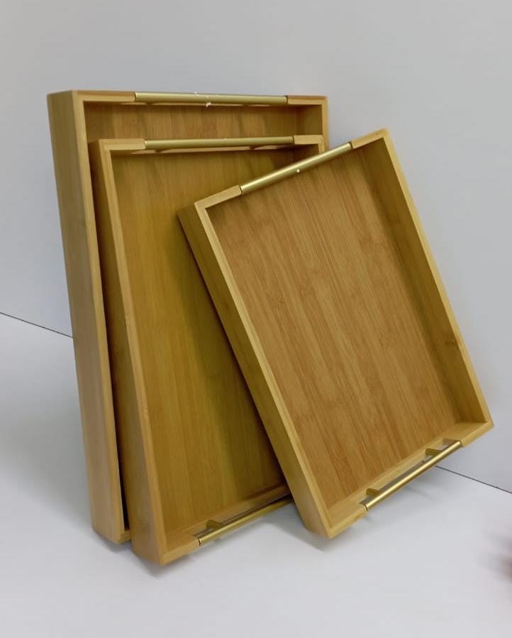 3 in 1 bamboo serving