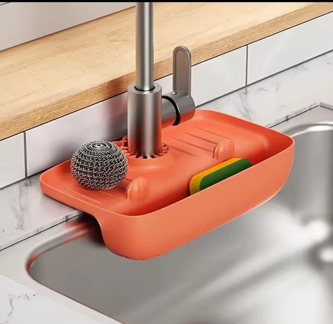 Kitchen Sink Mat With Slope Design