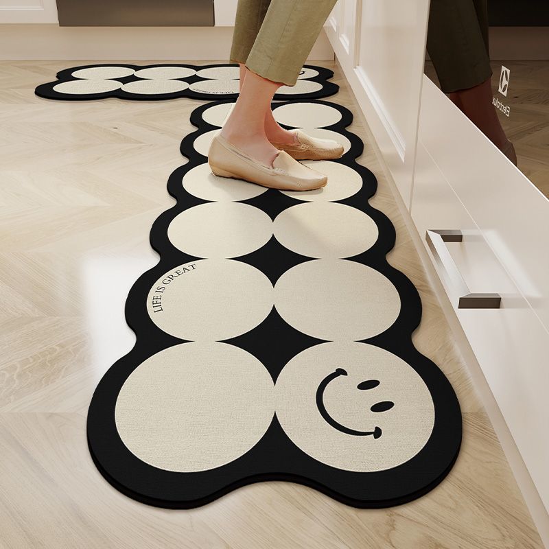 Modern minimalist kitchen mats